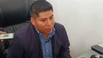 Protesta del MAS por rechazo a denuncia contra hijo presidente Arce