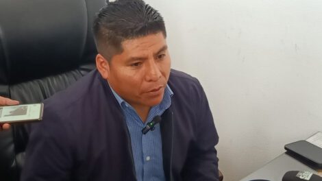 Protesta del MAS por rechazo a denuncia contra hijo presidente Arce