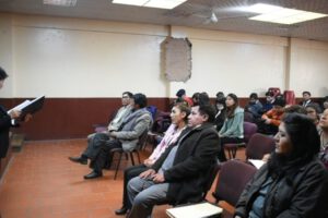 Lectura al acta de Refundación del Instituto de Formación Artística María Luisa Luzio