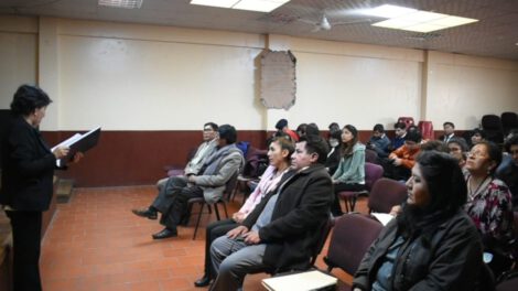 Lectura al acta de Refundación del Instituto de Formación Artística María Luisa Luzio