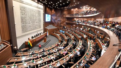 La aprobación del Presupuesto General del Estado en la Asamblea Legislativa Plurinacional