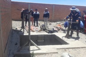 Accidente en planta de aguas residuales en Oruro