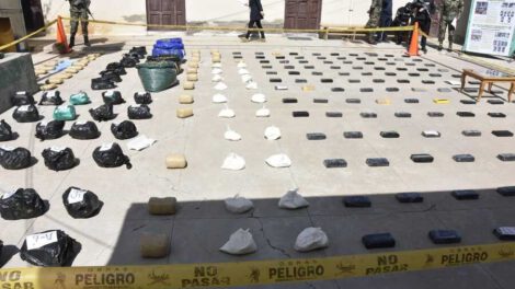 Secuestro de droga en Oruro