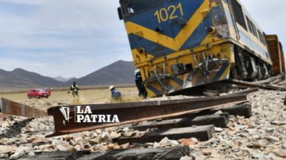 Robo de rieles provoca descarrilamiento en la ruta Oruro-Uyuni