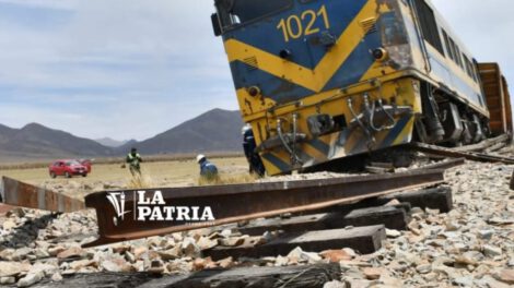 Robo de rieles provoca descarrilamiento en la ruta Oruro-Uyuni
