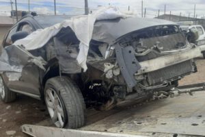 Choque en la Zona Norte de Oruro