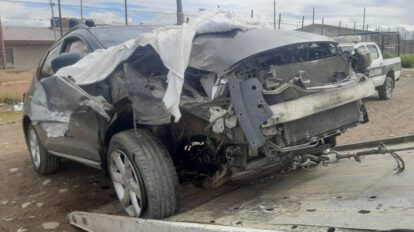 Choque en la Zona Norte de Oruro