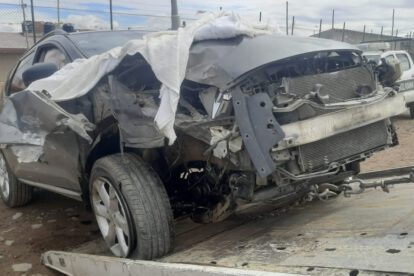 Choque en la Zona Norte de Oruro