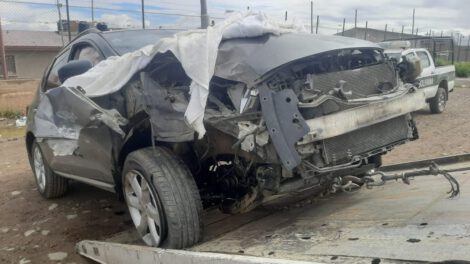 Choque en la Zona Norte de Oruro