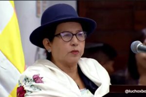 Celinda Sosa canciller de Bolivia