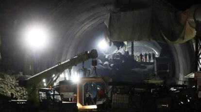 Rescate de trabajadores atrapados en túnel