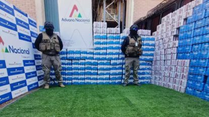 Decomiso de contrabando en Oruro