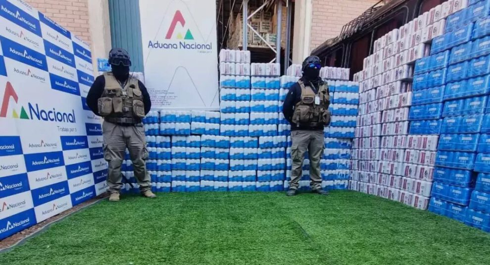 Decomiso de contrabando en Oruro