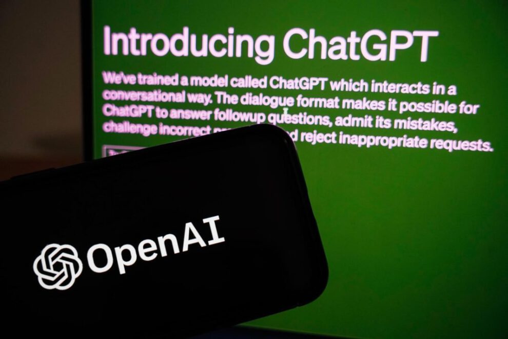 Fotografía de archivo del logo de ChatGPT