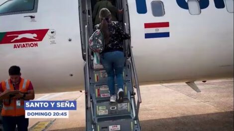 Patricia Martin en su viaje a Paraguay