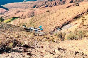 Explotación ilegal de oro en Potosí