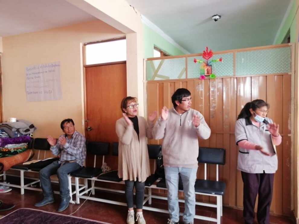 Huelga de hambre trabajadores en salud pública