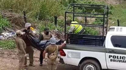 Cuerpo abandonado en microbasural en Santa Cruz