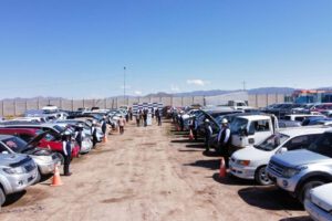 Aduana Nacional incauta vehículos indocumentados en Oruro