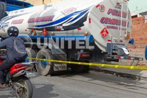 Cisterna secuestrada en La Paz