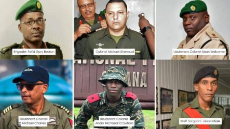 Accidente aéreo en Guyana que resultó en la muerte de cinco militares