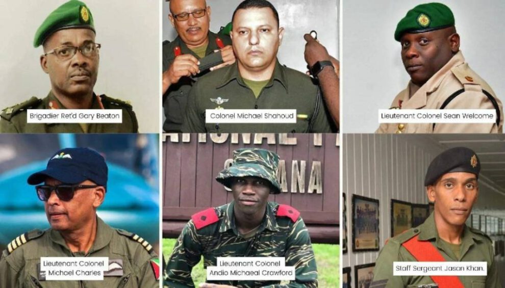 Accidente aéreo en Guyana que resultó en la muerte de cinco militares