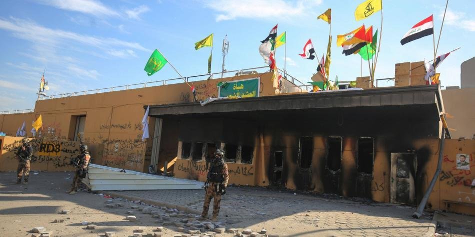 Ataques contra embajada estadounidense en Bagdad