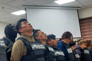 Red criminal desmantelada en La Paz