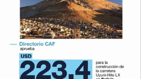 Préstamo CAF carretera Uyuni-Hito LX