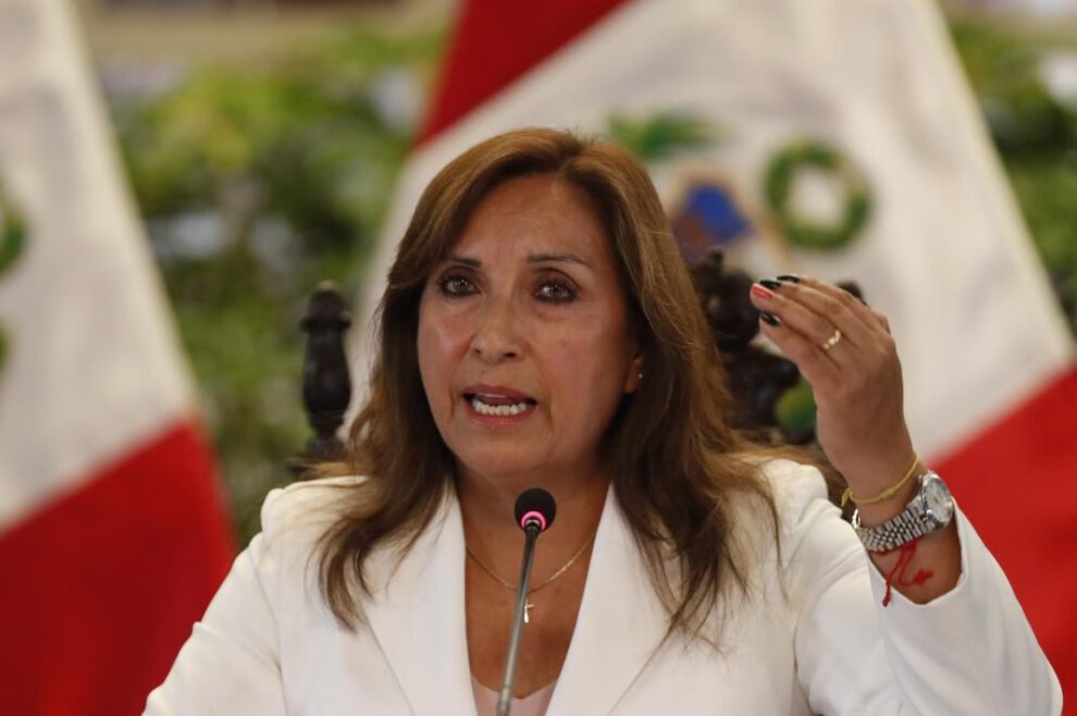Dina Boluarte enfrenta fuerte rechazo en su gestión