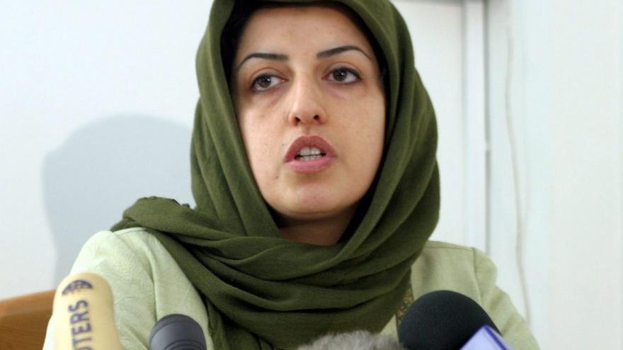 Narges Mohammadi pide apoyo internacional para acabar con el régimen iraní