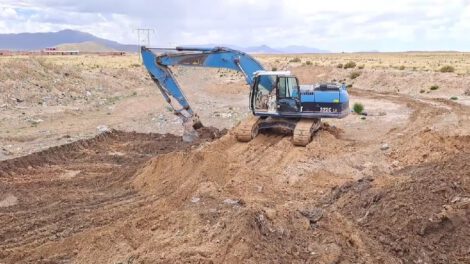 Desarenadores en Oruro para controlar inundaciones