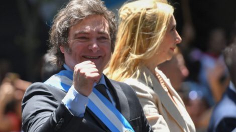 La toma de posesión del presidente electo de Argentina, Javier Milei