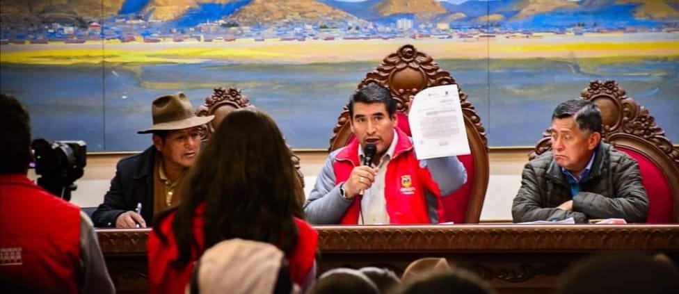 Inspección interinstitucional Oruro sobre la situación ambiental