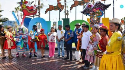 Promoción del Carnaval de Oruro 2024 en Chile