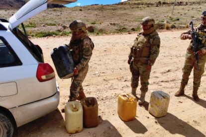 Contrabando en La Paz: efectivos militares confiscan combustible y cebolla