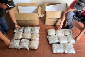 Incautación de marihuana en almacenes en Puerto Quijarro