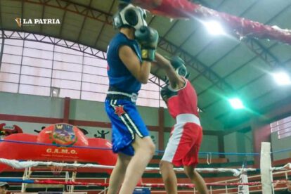 Festival deportivo internacional de boxeo en Oruro