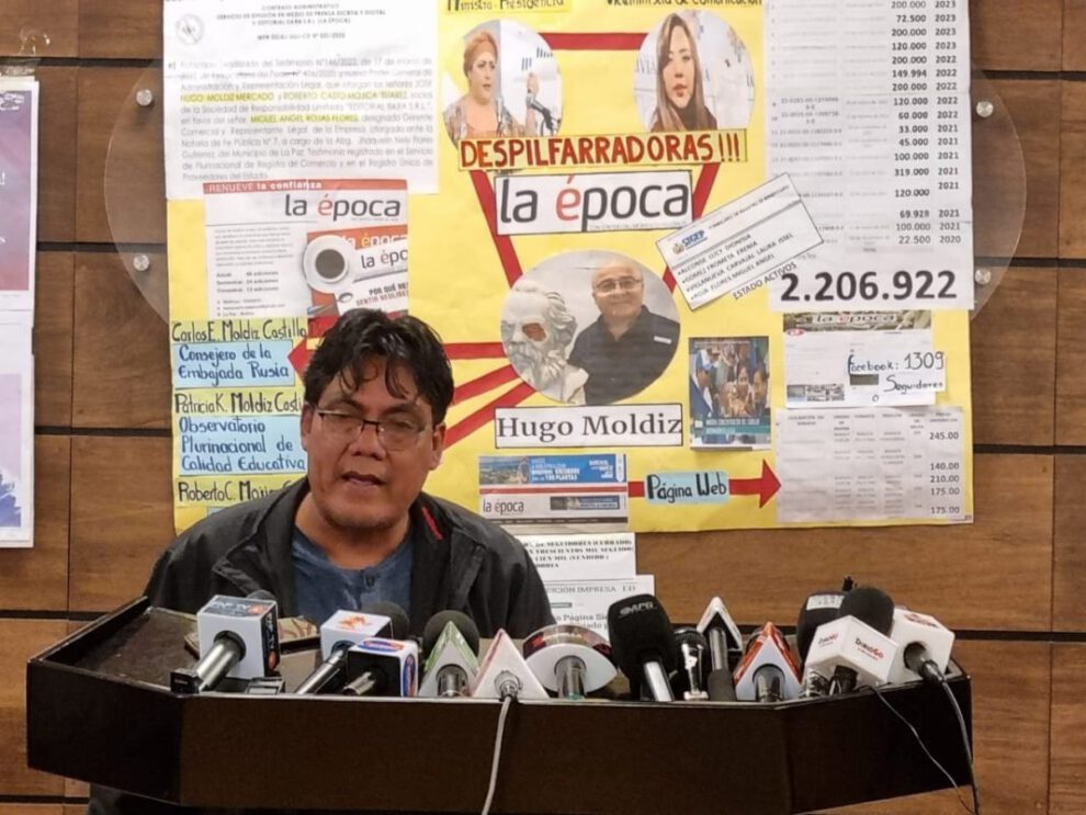 Publicidad estatal a periódico La Época