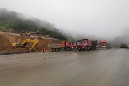 Doble Vía El Sillar en construcción por Sinohydro Corporation Limited