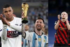 Premio The Best 2023 con Messi, Haaland y Mbappé