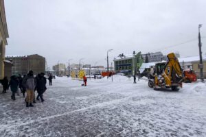Récord histórico en Moscú: 49 centímetros de nieve cubren la ciudad