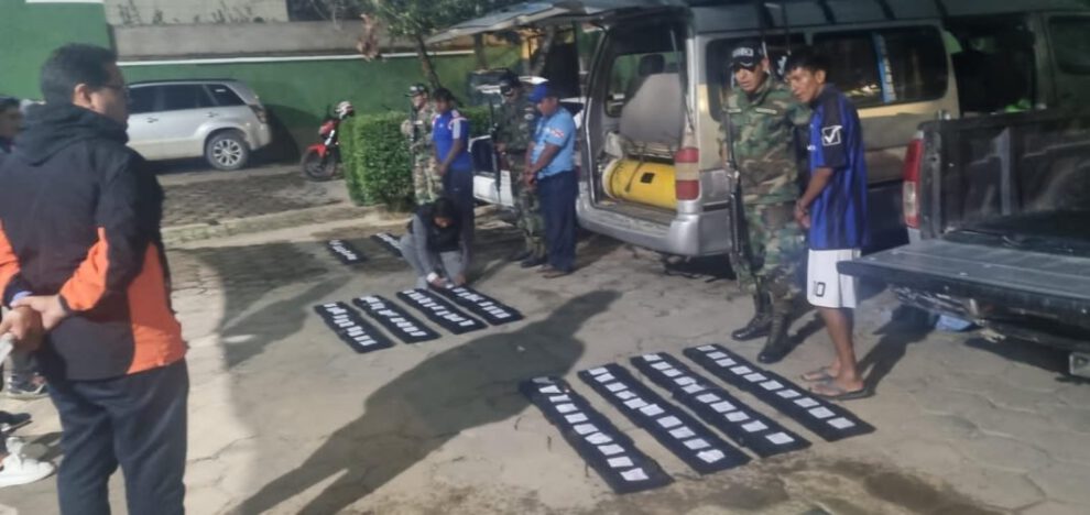 Incautación de droga en la ruta Sucre-Potosí