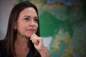 María Corina Machado, candidata presidencial de la principal coalición opositora de Venezuela