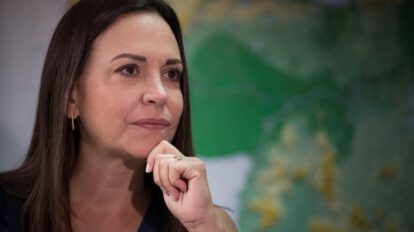 María Corina Machado, candidata presidencial de la principal coalición opositora de Venezuela