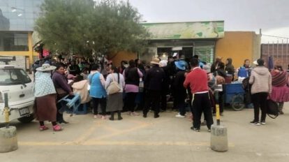 Ordenamiento de comerciantes en la Estación de Autobuses