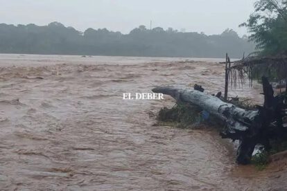 Crecidas en ríos Santa Cruz debido a intensas lluvias