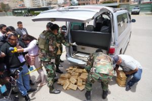 Operativo policial para el secuestro de cocaína en El Alto