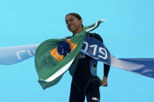 Luisa Baptista, triatleta brasileña herida en accidente vial