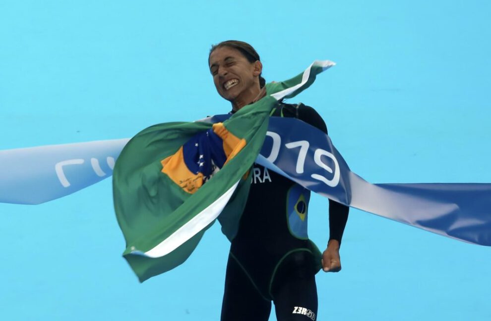 Luisa Baptista, triatleta brasileña herida en accidente vial